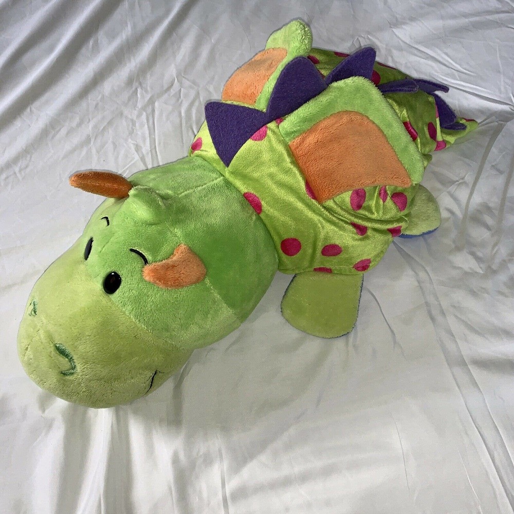 Flip A Zoo 22 Inch Plush Dragon / Unicorn Reversible Stuffed Animal Toy